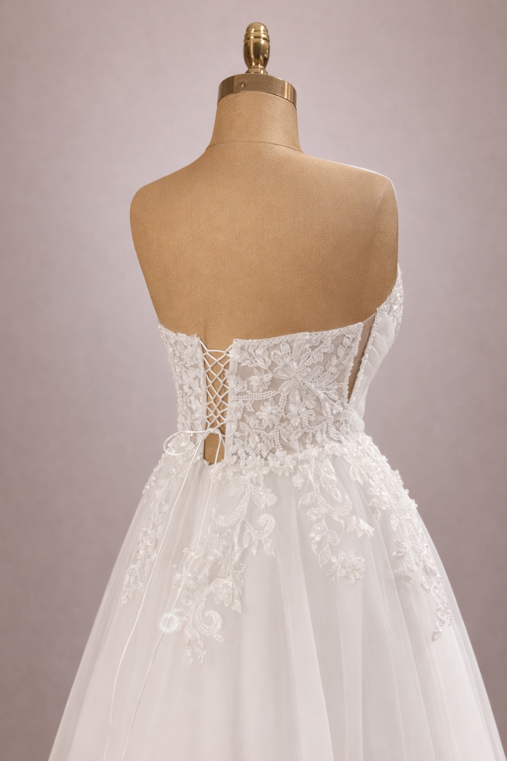 robe de mariée juliette dos corset lacage dentelle