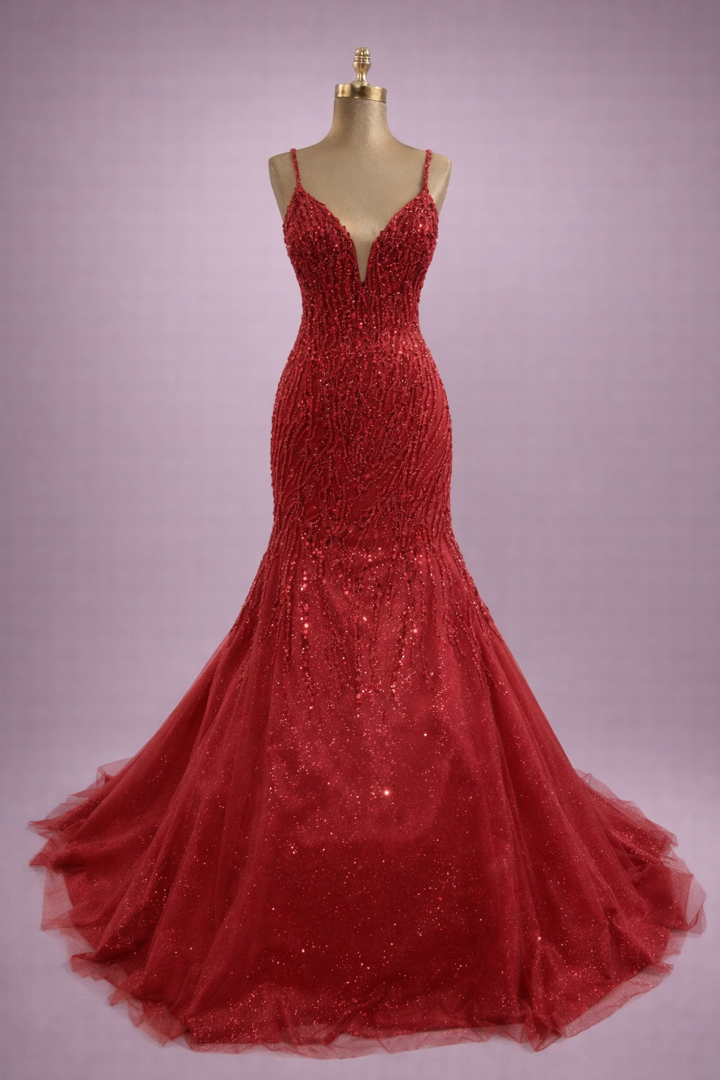 Robe Dolores face robe de soiree rouge sirene jupe amovible paillete